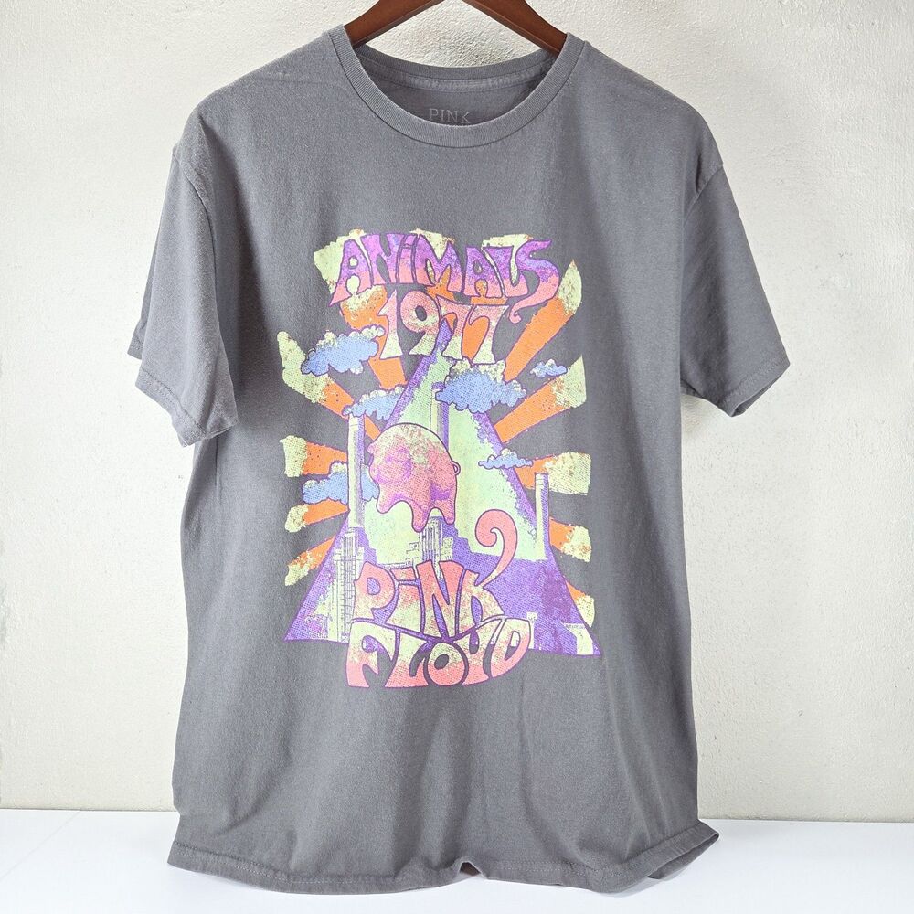 Pink Floyd Animals 1977 Battersea Power Station Concert Graphic Tee Sz L